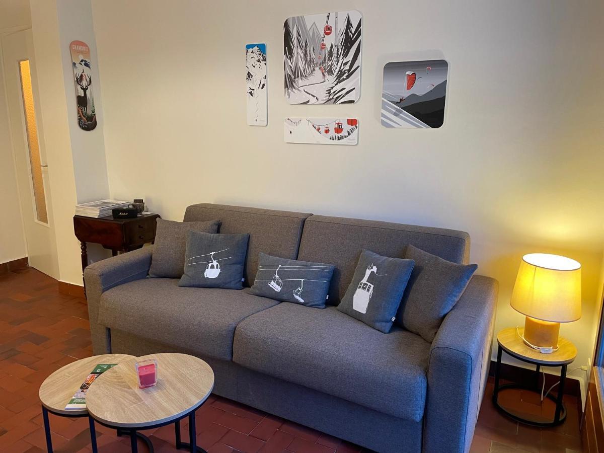 Residence Bois Du Bouchet, Appartement Vue Montagne, Calme, Parking Gratuit, Proche Centre Chamonix Exteriör bild