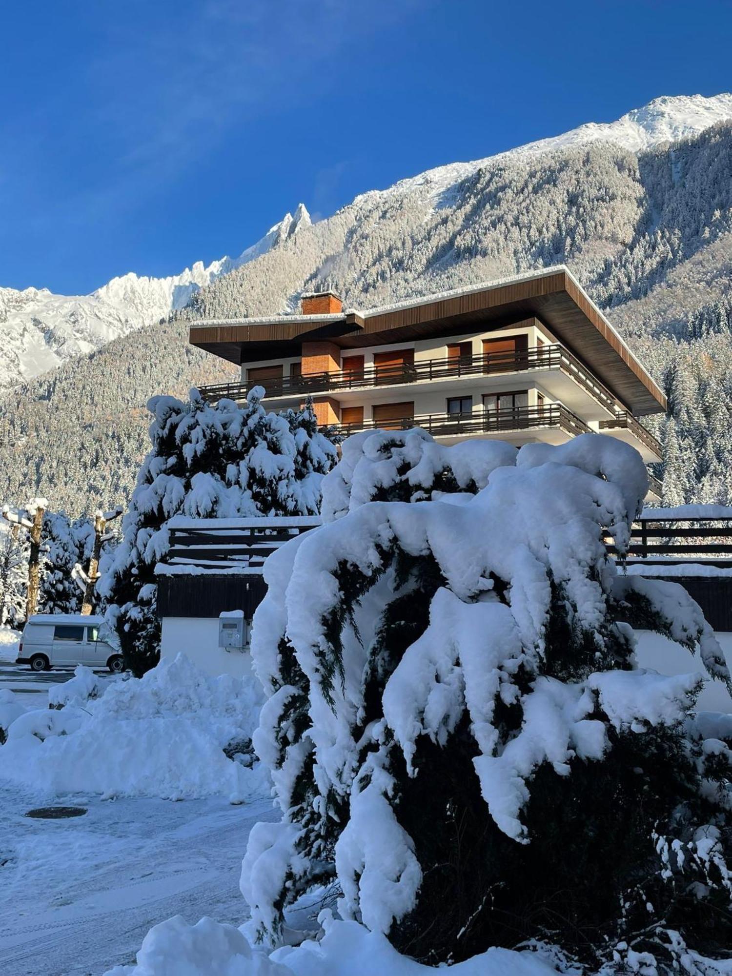 Residence Bois Du Bouchet, Appartement Vue Montagne, Calme, Parking Gratuit, Proche Centre Chamonix Exteriör bild