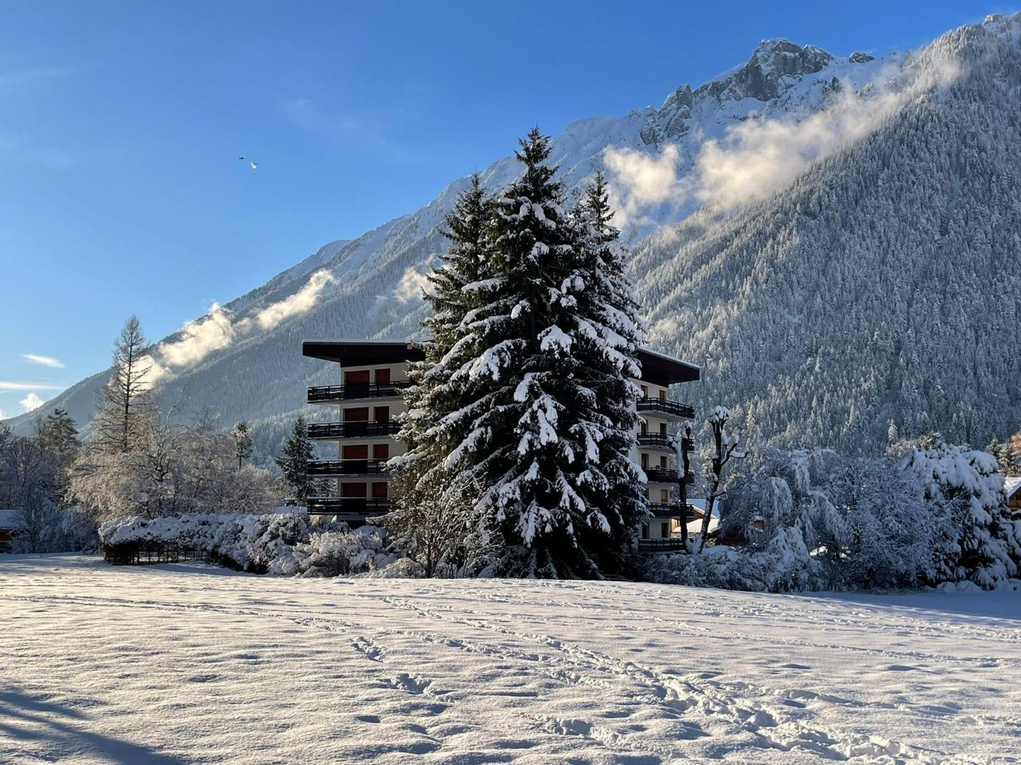 Residence Bois Du Bouchet, Appartement Vue Montagne, Calme, Parking Gratuit, Proche Centre Chamonix Exteriör bild